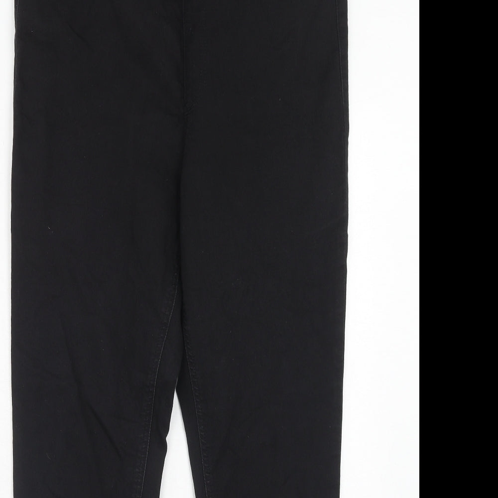 Marks and Spencer Womens Black Cotton Jegging Jeans Size 16 Regular