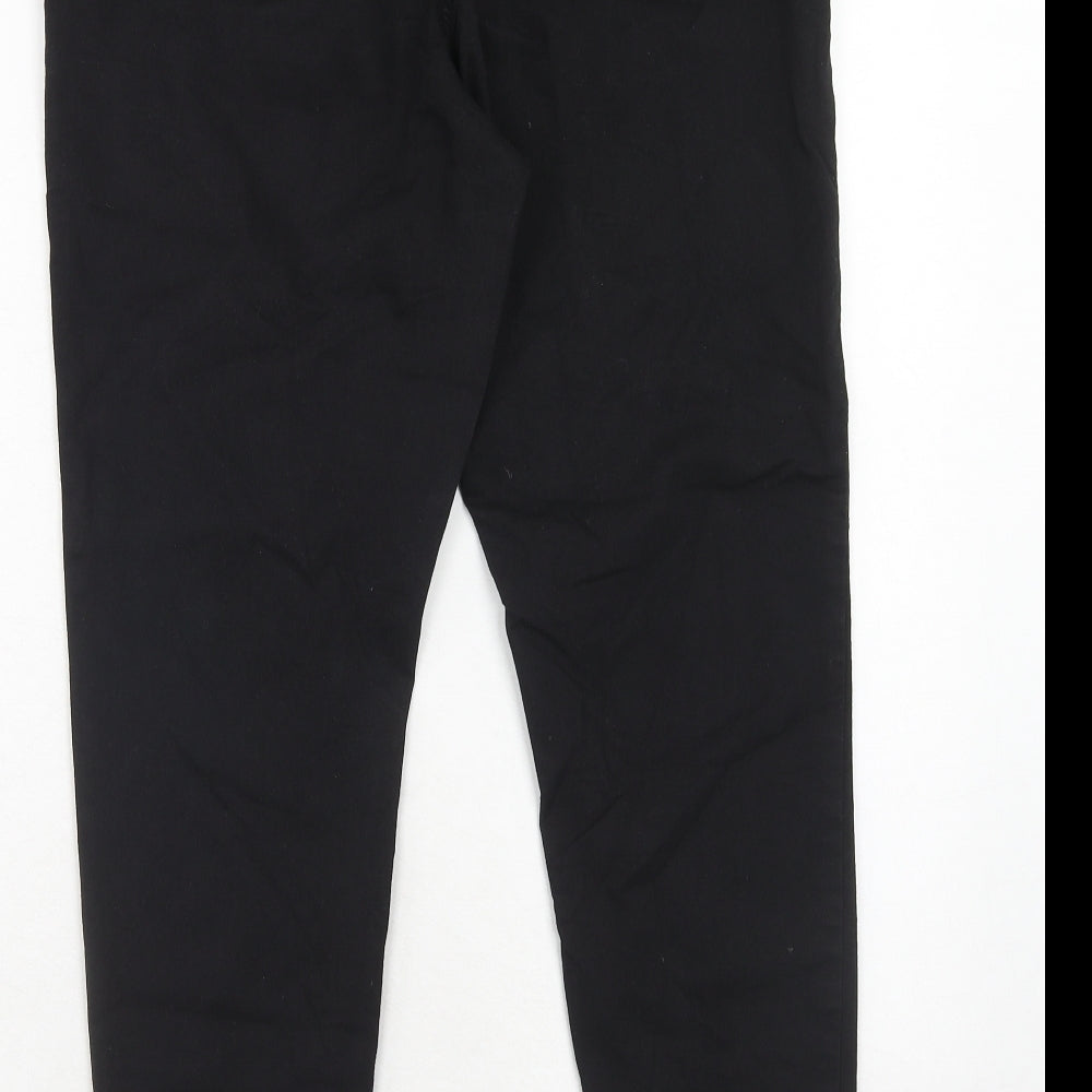 Marks and Spencer Womens Black Cotton Jegging Jeans Size 16 Regular