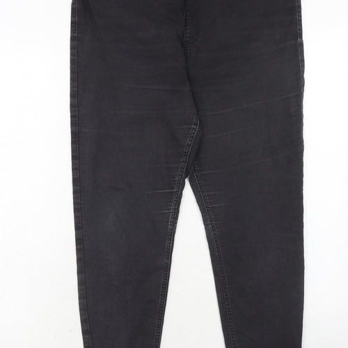 Marks and Spencer Womens Black Cotton Jegging Jeans Size 16 Regular