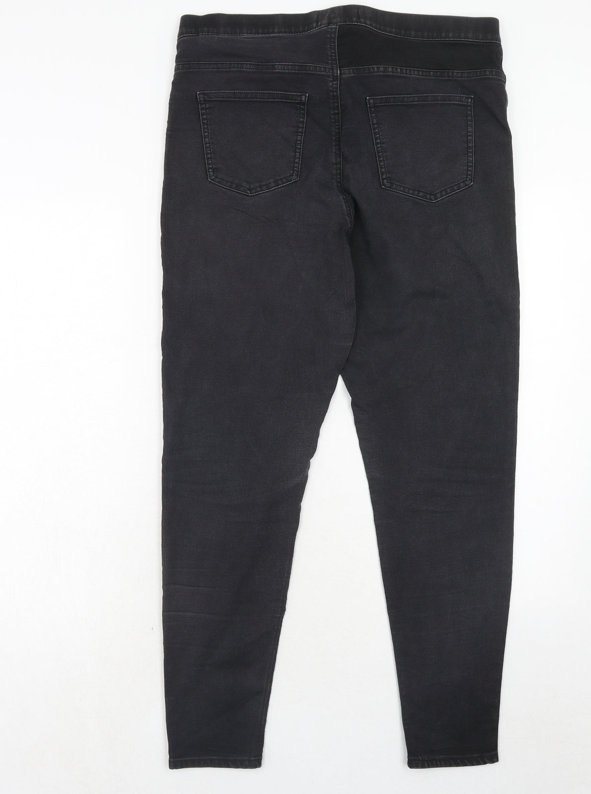 Marks and Spencer Womens Black Cotton Jegging Jeans Size 16 Regular