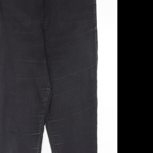 Marks and Spencer Womens Black Cotton Jegging Jeans Size 16 Regular