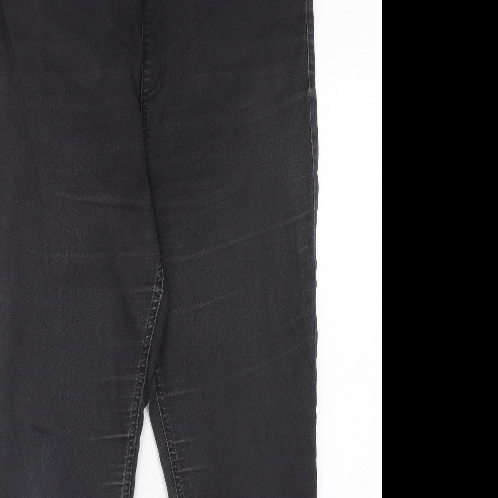 Marks and Spencer Womens Black Cotton Jegging Jeans Size 16 Regular