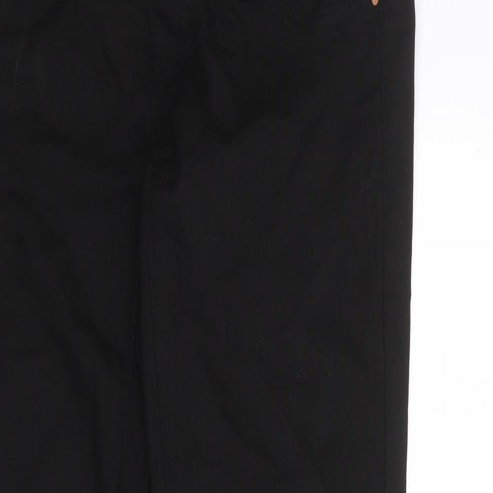 Mammalicious Womens Black Cotton Skinny Jeans Size 32 in Regular Zip
