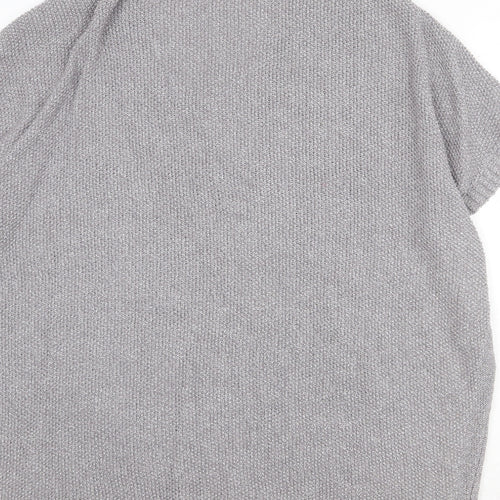 NEXT Womens Green V-Neck Cotton Pullover Jumper Size M