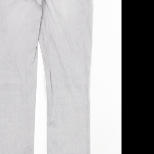 Dream Jeans Womens Grey Cotton Skinny Jeans Size 27 in Regular Zip