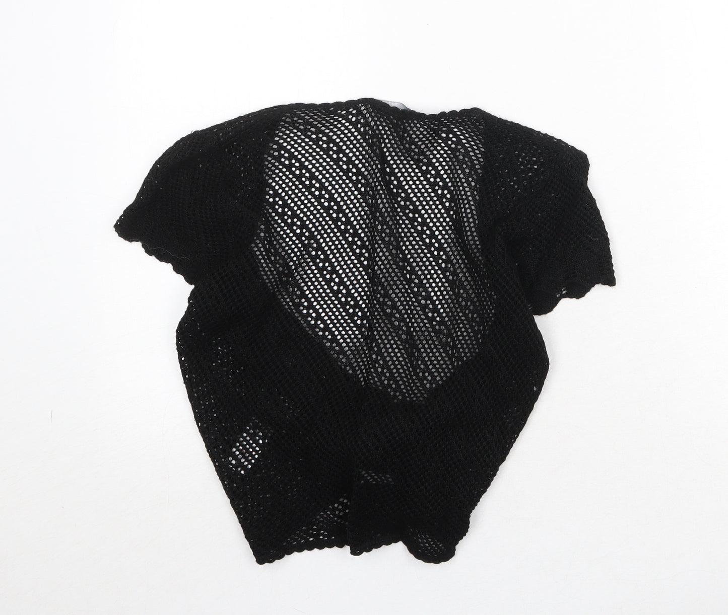 Dorothy Perkins Womens Black V-Neck Acrylic Cardigan Jumper Size 8