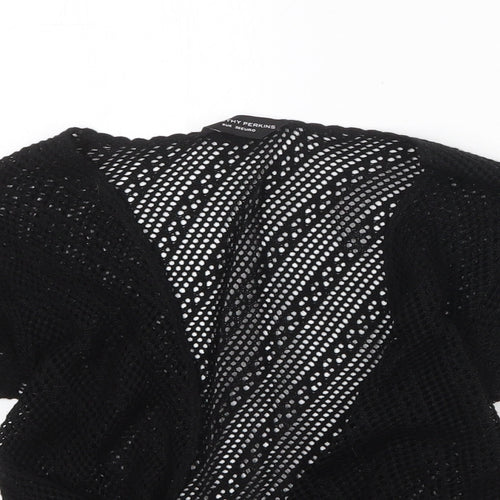 Dorothy Perkins Womens Black V-Neck Acrylic Cardigan Jumper Size 8