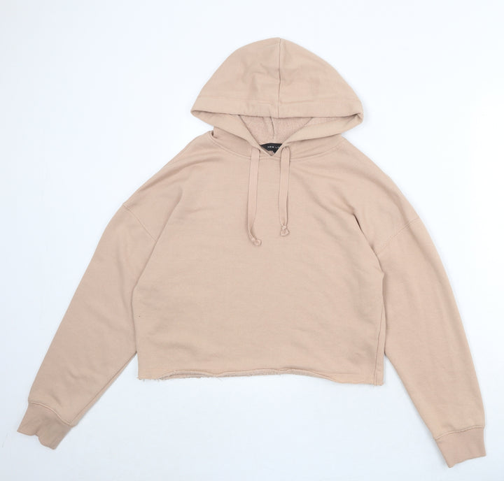New Look Womens Pink Polyester Pullover Hoodie Size 8 Pullover