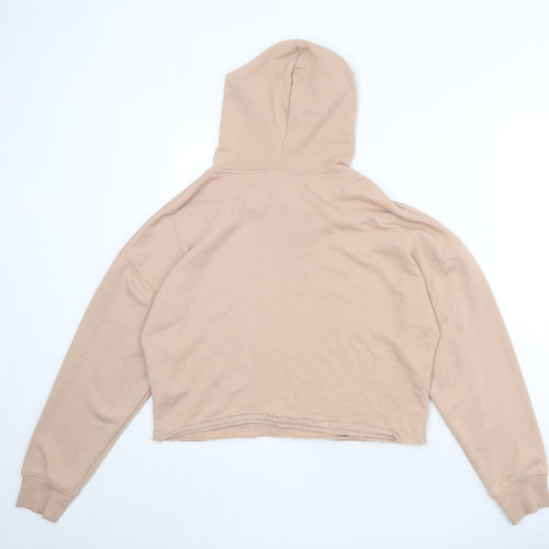 New Look Womens Pink Polyester Pullover Hoodie Size 8 Pullover