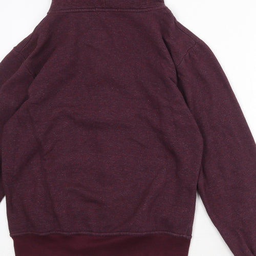 Rock Berry Womens Red Cotton Full Zip Hoodie Size M Zip