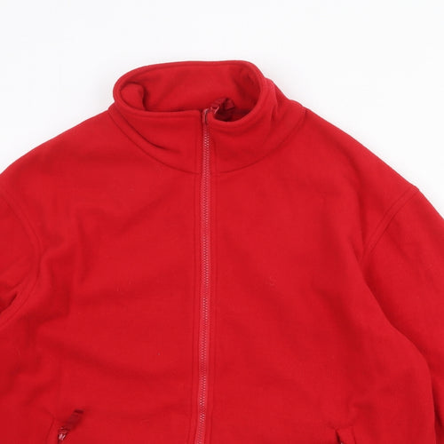 Mountain Life Womens Red Jacket Size 12 Zip