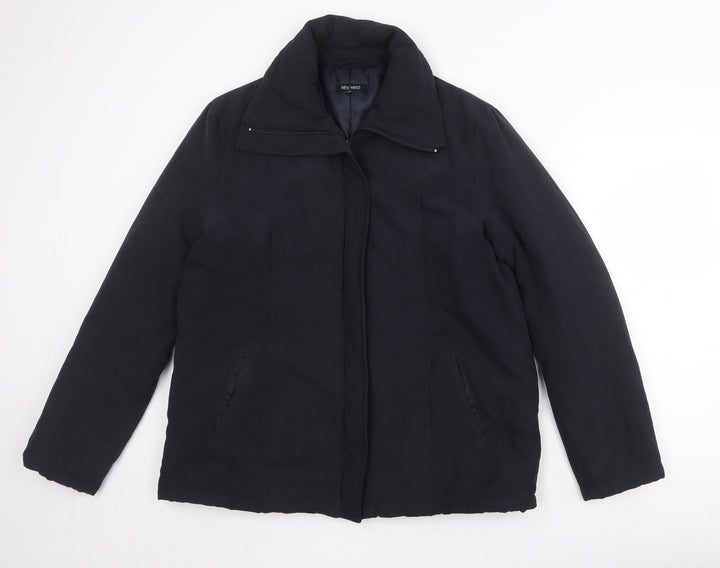 Key West Womens Black Jacket Size L Zip - Size L/XL