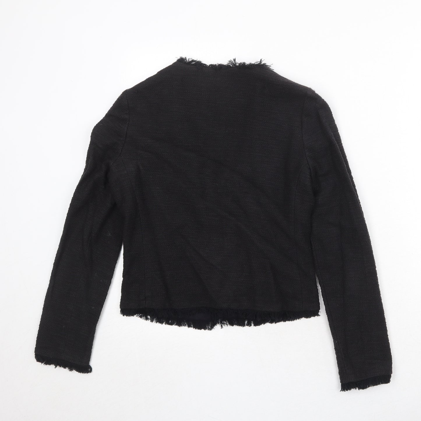 Mango Womens Black Polyester Jacket Blazer Size XS