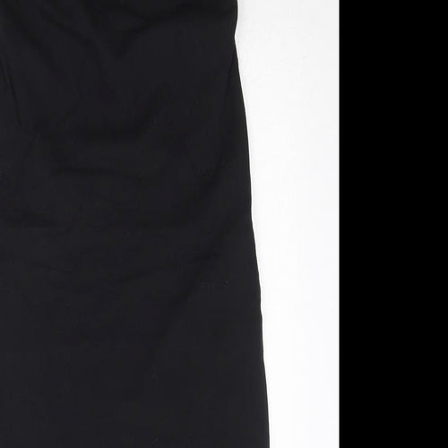 New Look Womens Black Cotton A-Line Size 10 Sweetheart Pullover
