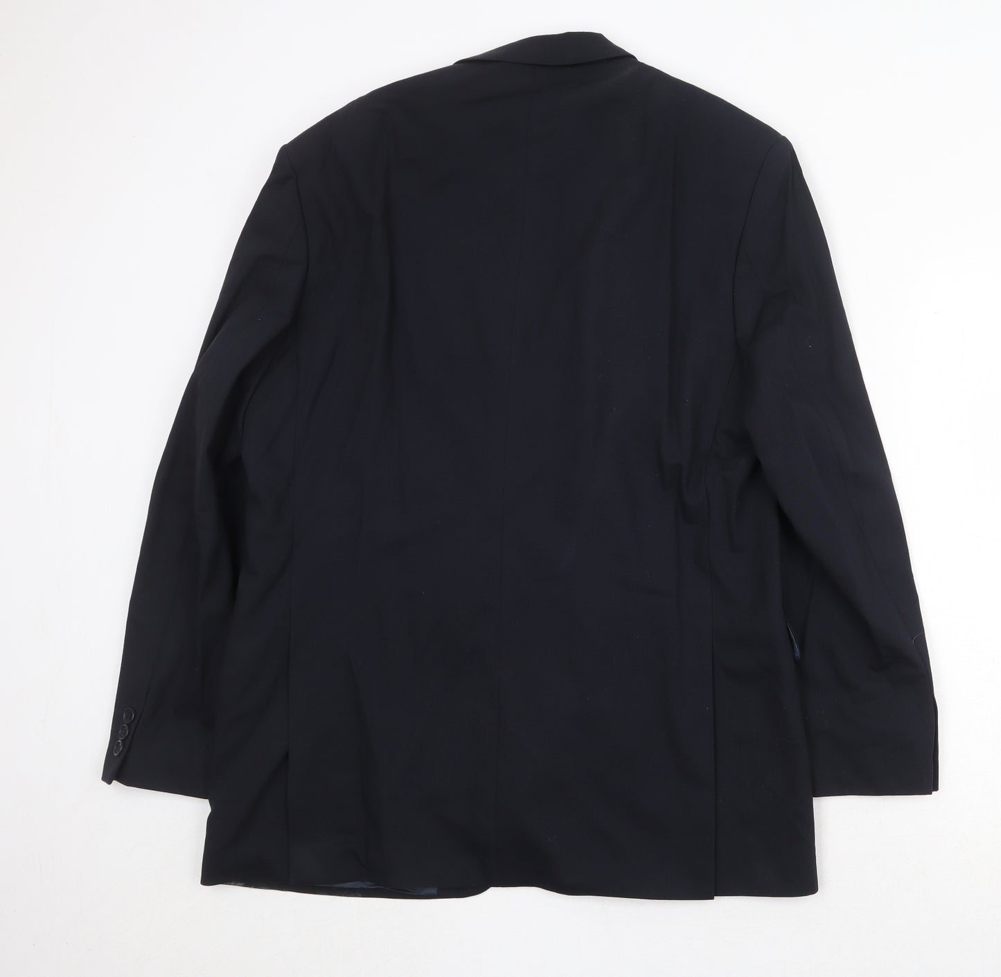 Marks and Spencer Mens Blue Wool Jacket Suit Jacket Size 42 Regular