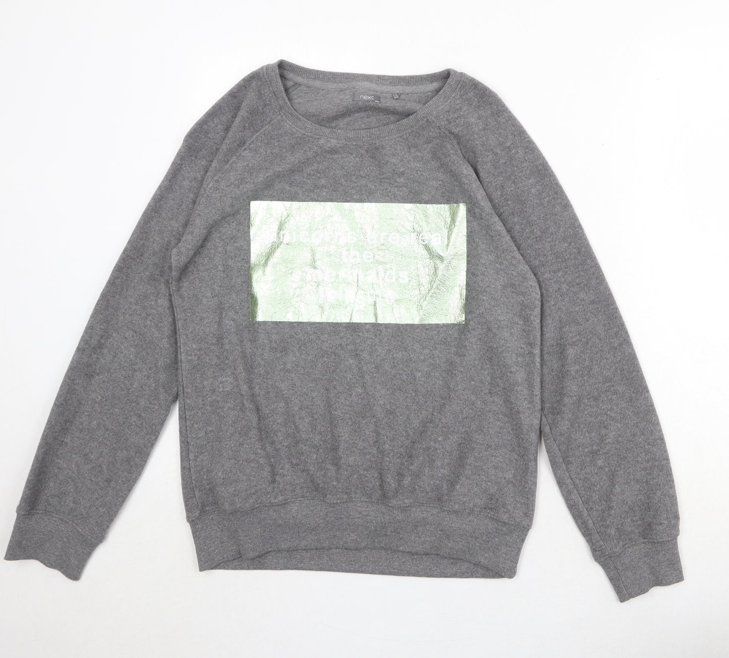 NEXT Girls Green Polyester Pullover Sweatshirt Size 16 Years Pullover