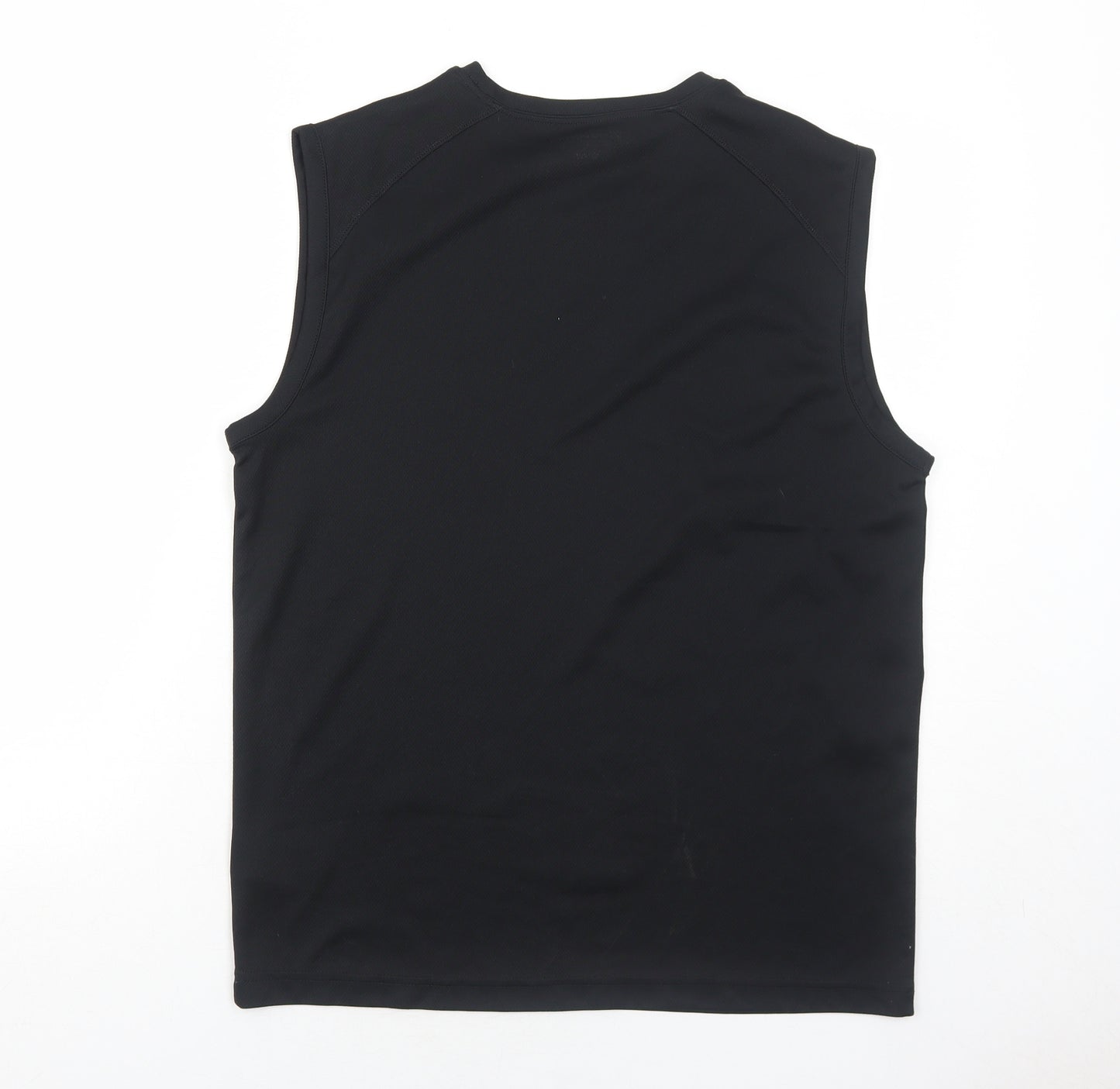 ENERGETICS Mens Black Polyester Basic Tank Size L Round Neck Pullover
