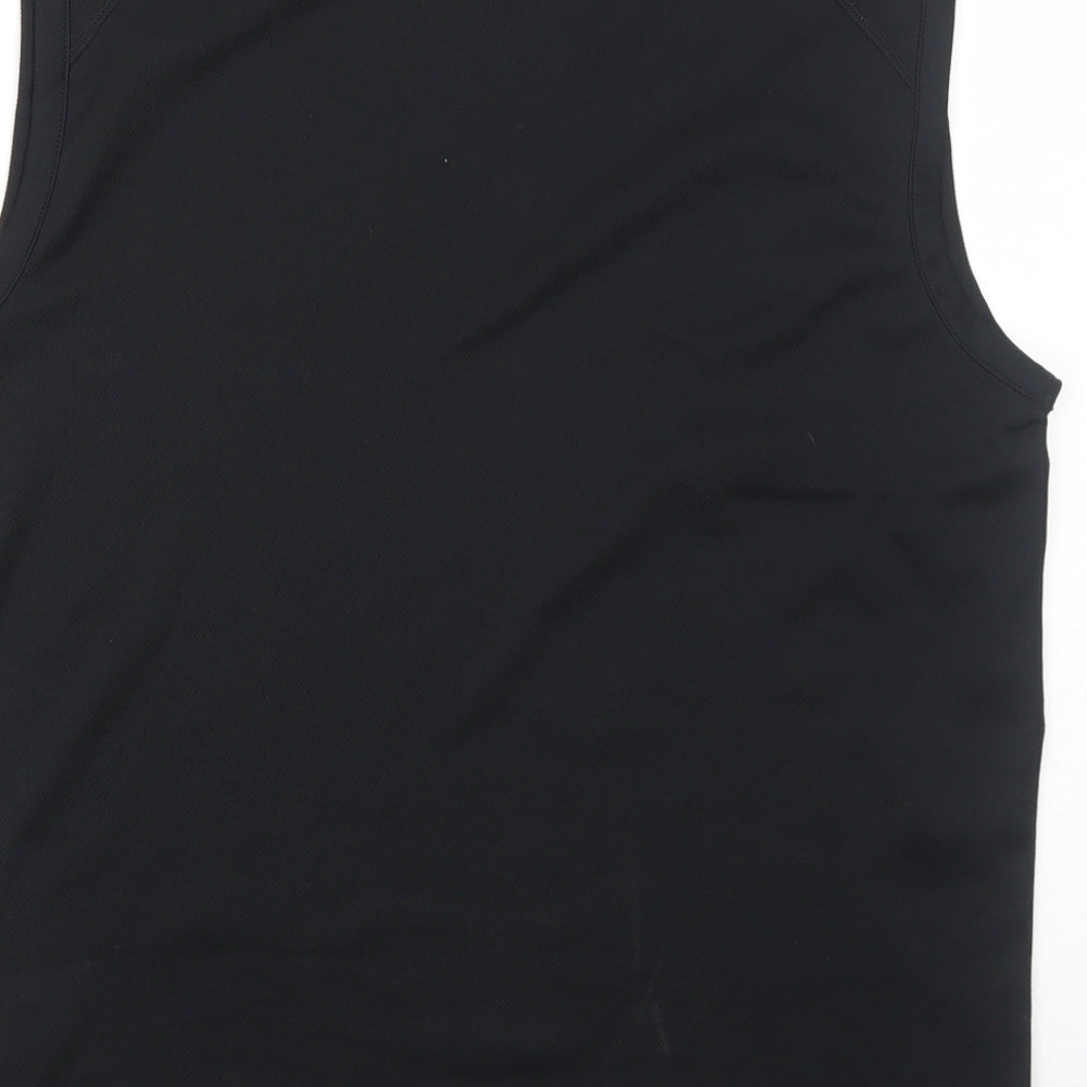 ENERGETICS Mens Black Polyester Basic Tank Size L Round Neck Pullover