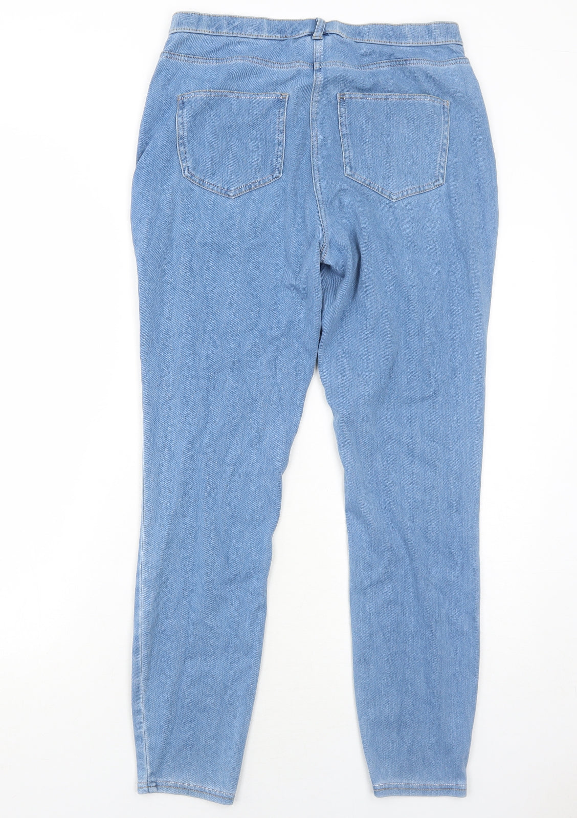 NEXT Womens Blue Cotton Skinny Jeans Size 14 Regular
