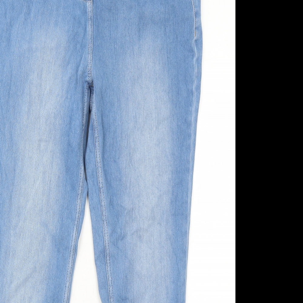 NEXT Womens Blue Cotton Skinny Jeans Size 14 Regular