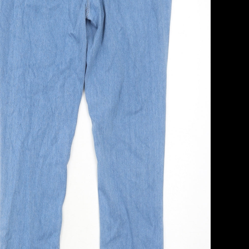 NEXT Womens Blue Cotton Skinny Jeans Size 14 Regular