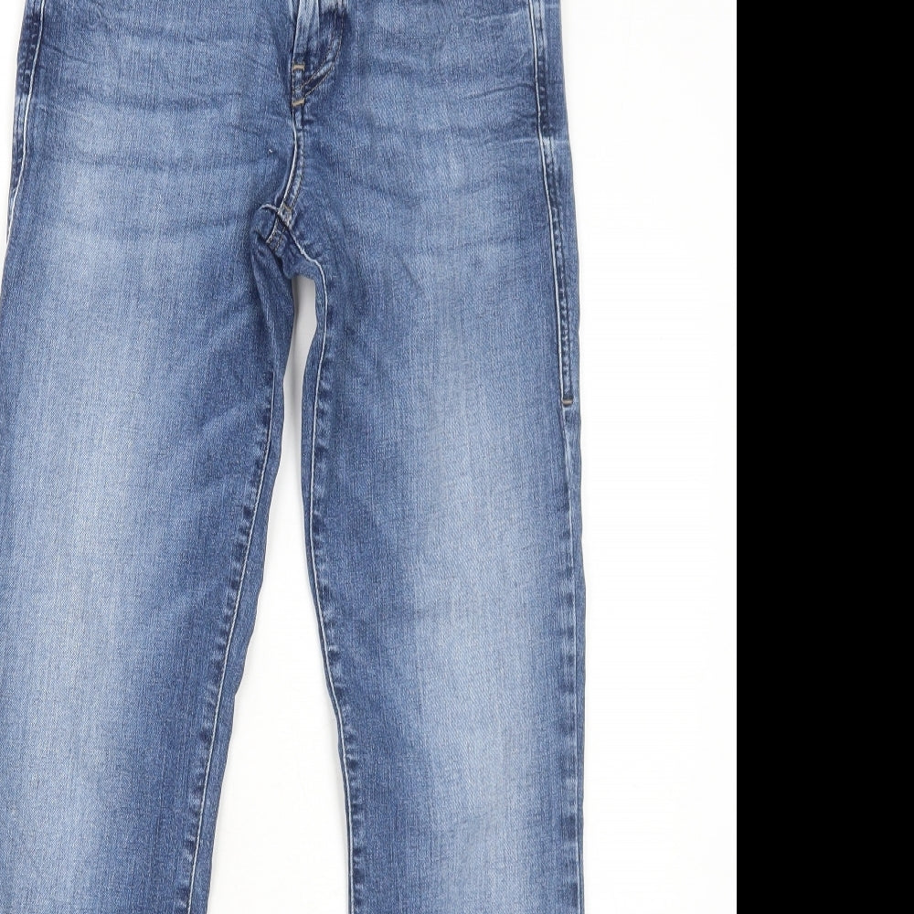Diesel Mens Blue Cotton Straight Jeans Size 27 in L32 in Regular Zip