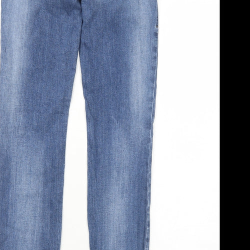 Diesel Mens Blue Cotton Straight Jeans Size 27 in L32 in Regular Zip