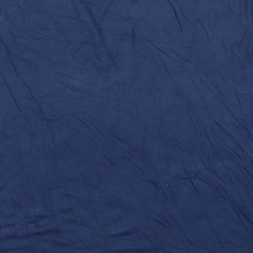 Gap Womens Blue Viscose Basic Blouse Size S V-Neck