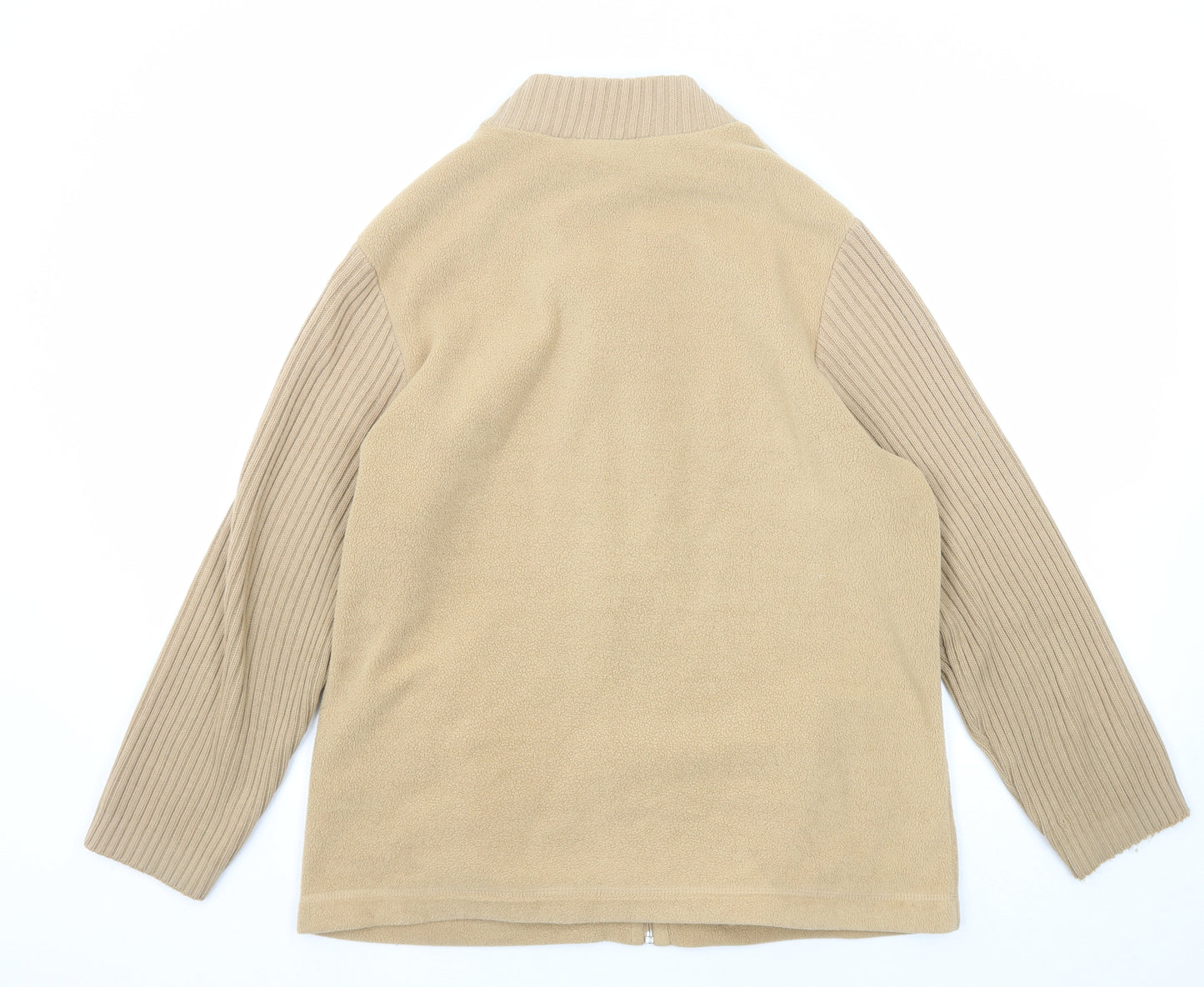 Alice Collins Womens Brown Polyester Full Zip Sweatshirt Size 18 Zip