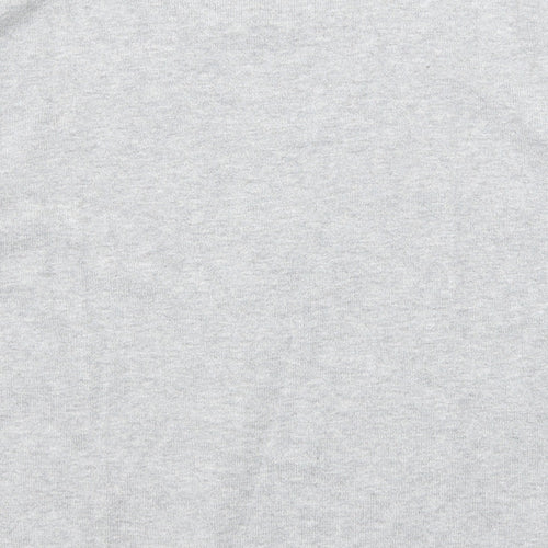 Eastex Womens Grey Round Neck Cotton Pullover Jumper Size 12