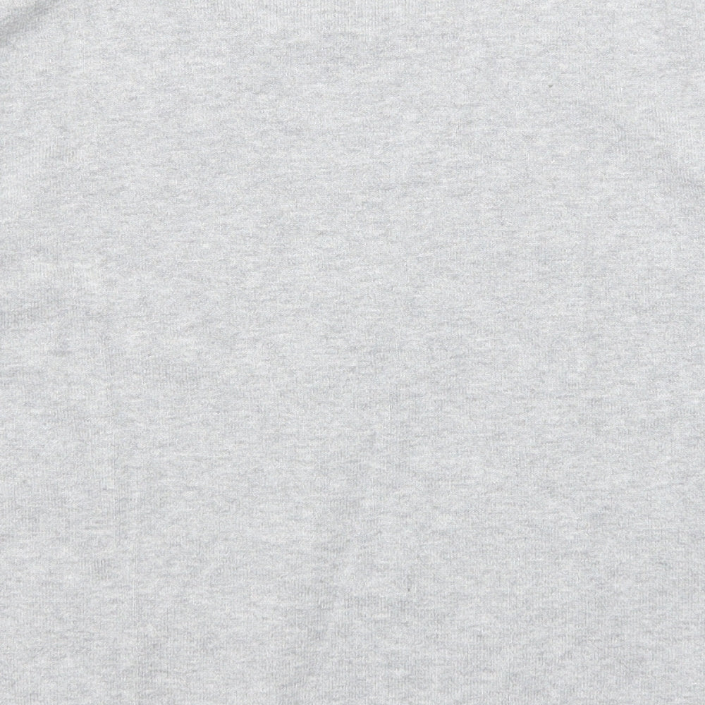 Eastex Womens Grey Round Neck Cotton Pullover Jumper Size 12