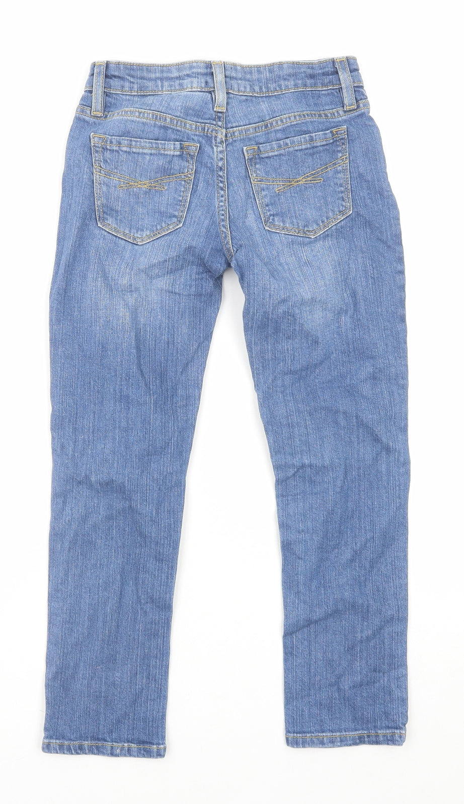 Gap Boys Blue Coir Skinny Jeans Size 8-9 Years Regular Zip