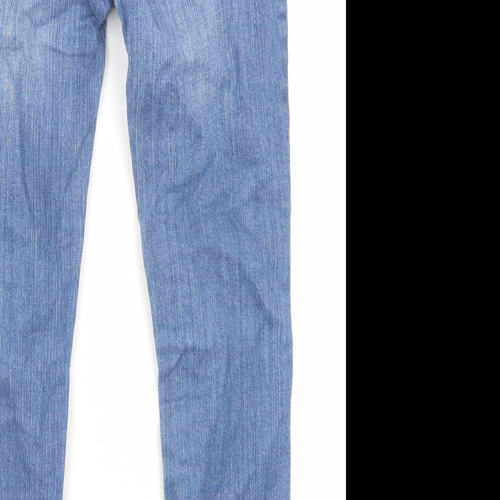 Gap Boys Blue Coir Skinny Jeans Size 8-9 Years Regular Zip
