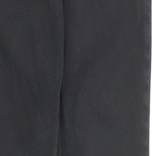 Toxik3 Womens Black Cotton Skinny Jeans Size 8 Regular Zip