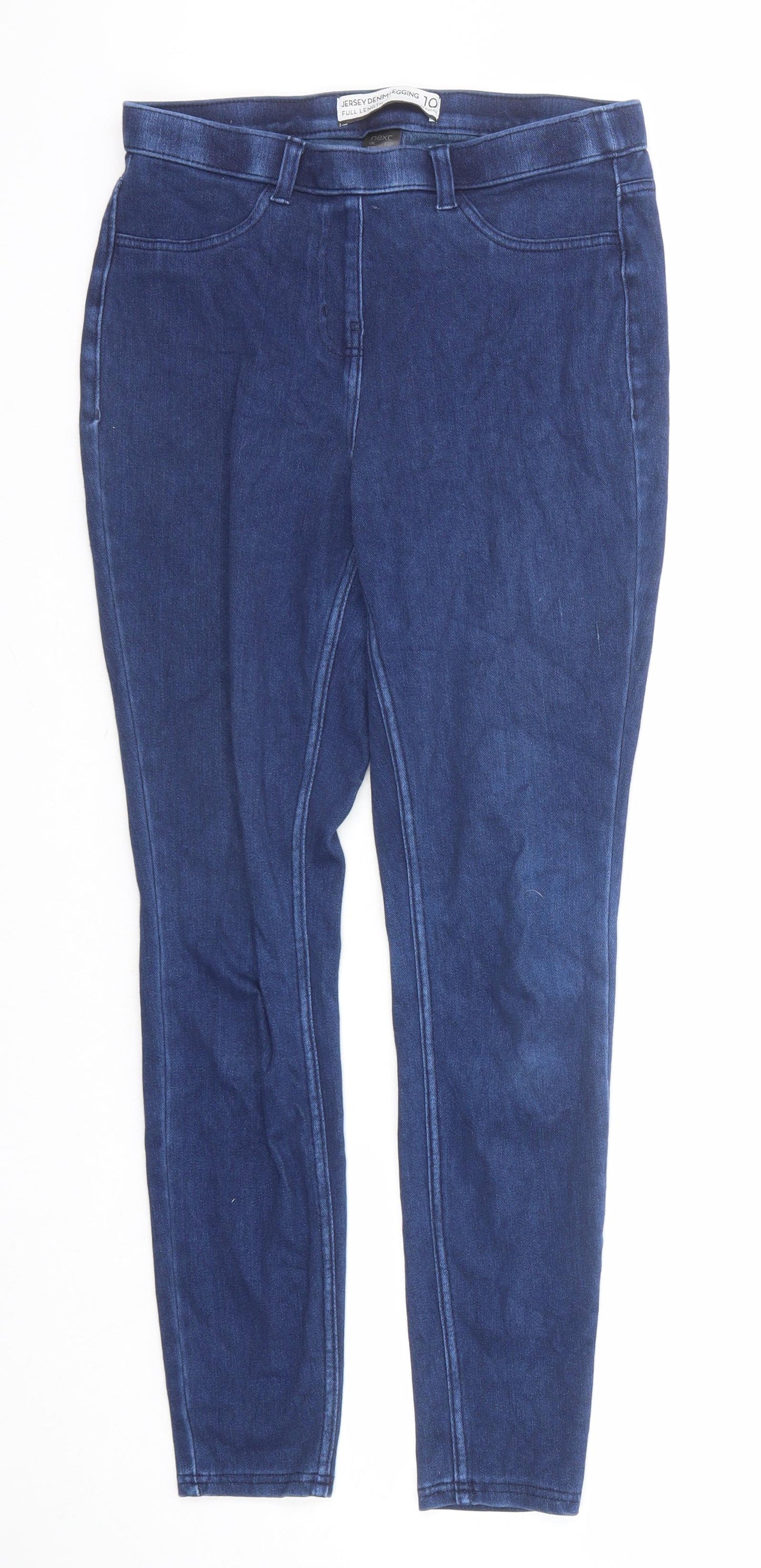 NEXT Womens Blue Cotton Jegging Jeans Size 10 Regular