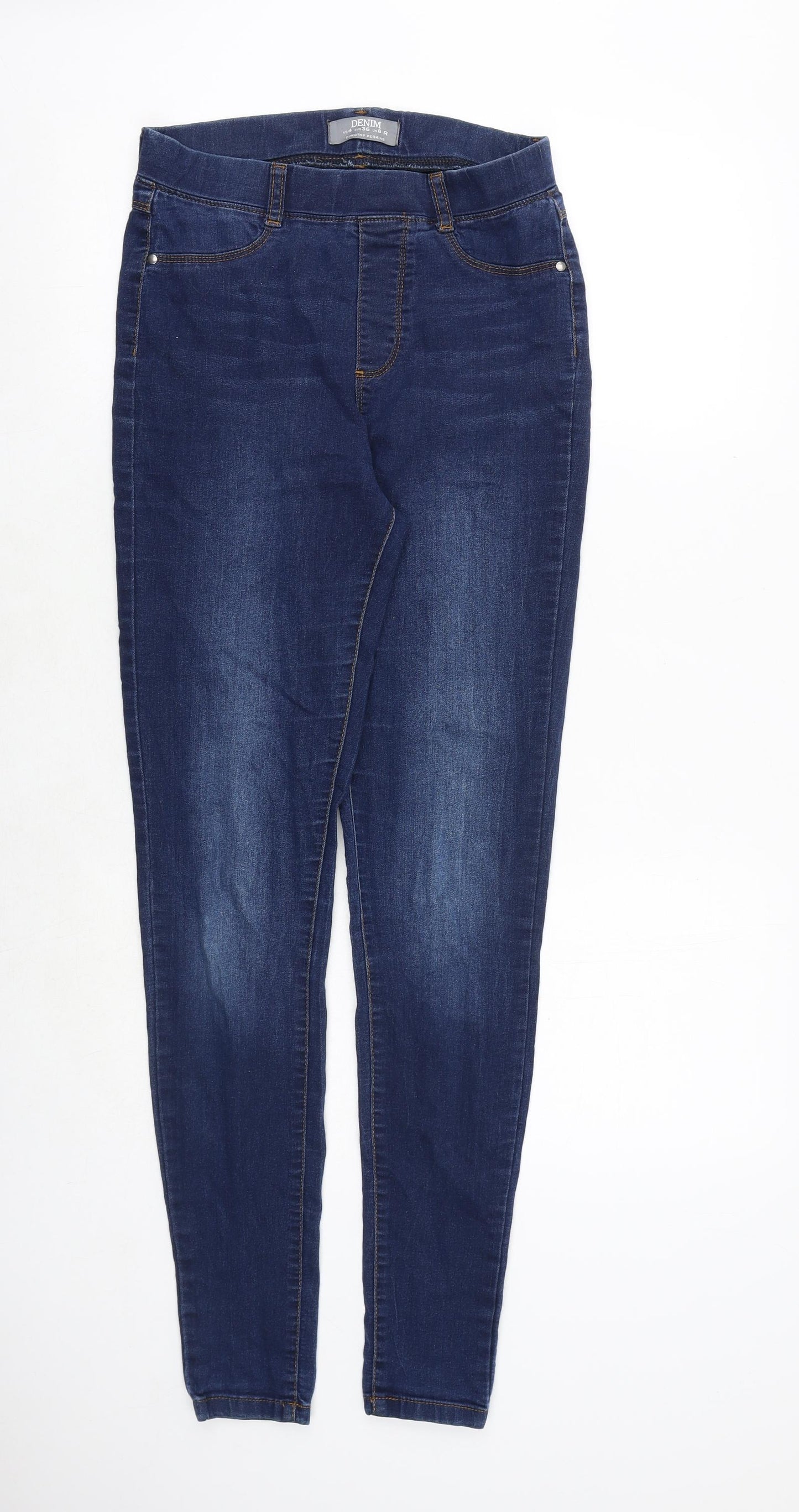 Dorothy Perkins Womens Blue Cotton Jegging Jeans Size 8 Regular