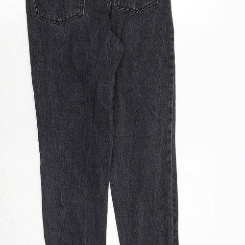Topshop Womens Grey Cotton Skinny Jeans Size 28 in Regular Zip