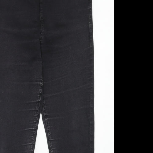 Marks and Spencer Womens Black Cotton Jegging Jeans Size 16 Regular