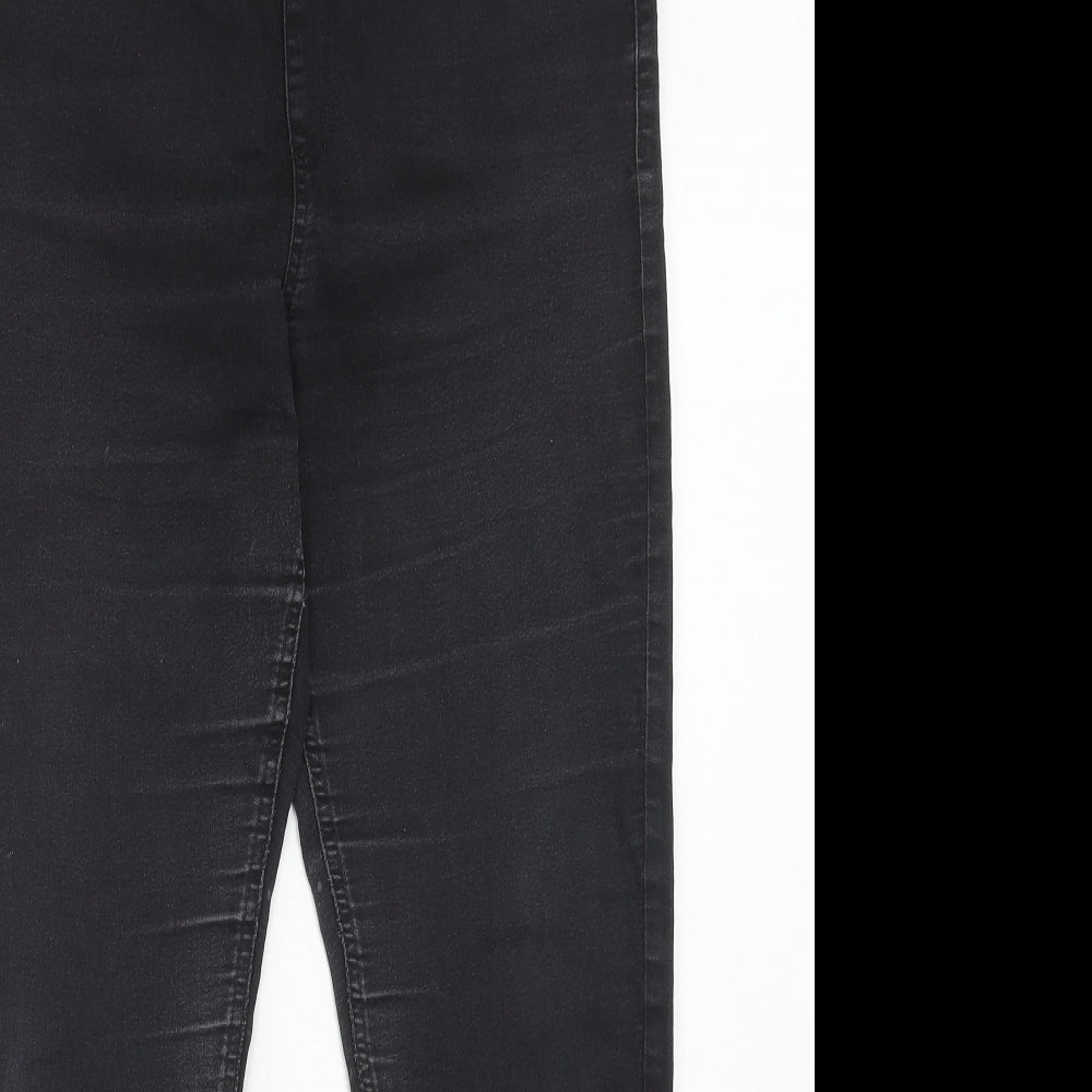 Marks and Spencer Womens Black Cotton Jegging Jeans Size 16 Regular