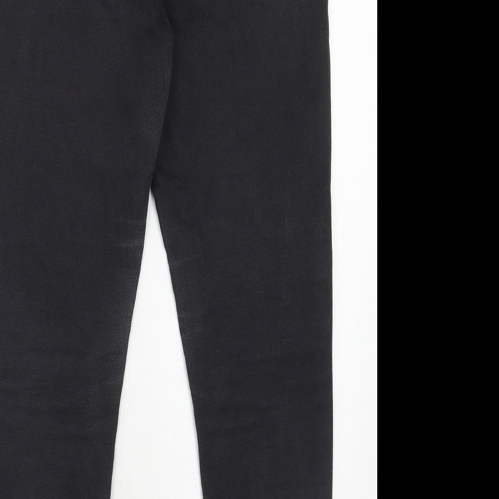 Marks and Spencer Womens Black Cotton Jegging Jeans Size 16 Regular