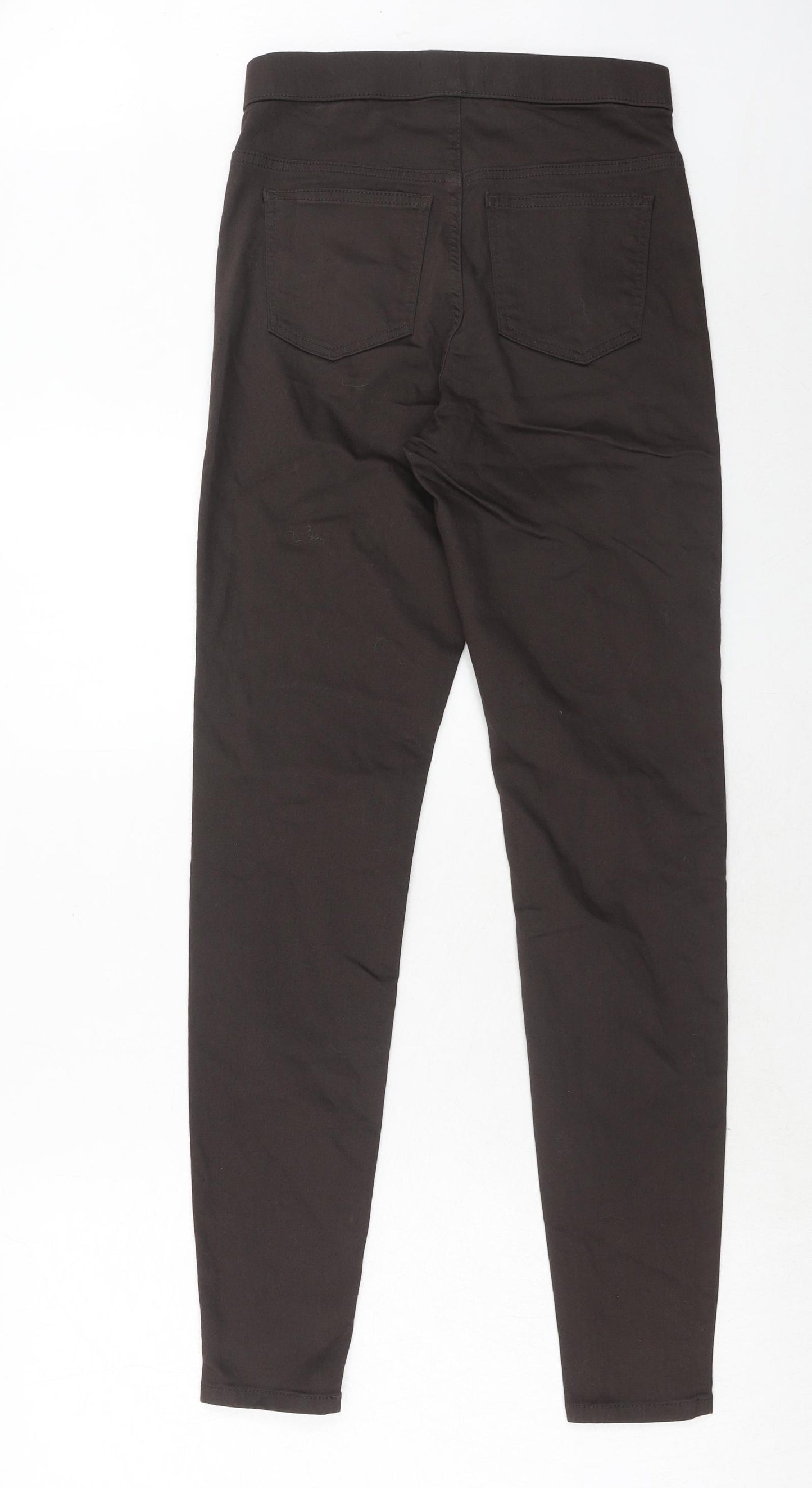 Marks and Spencer Womens Brown Cotton Jegging Jeans Size 8 Regular