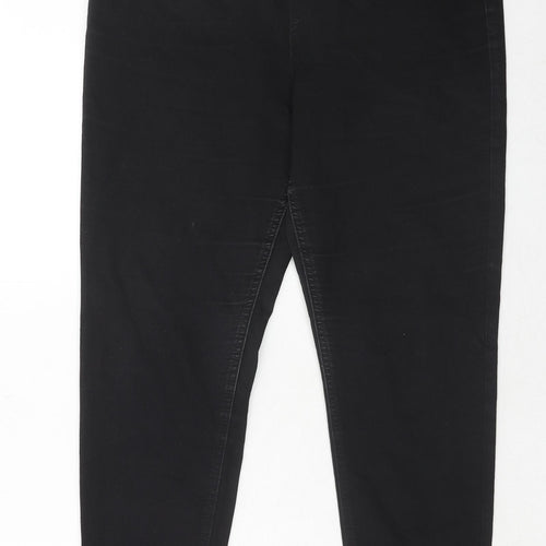 Marks and Spencer Womens Black Cotton Jegging Jeans Size 16 Regular