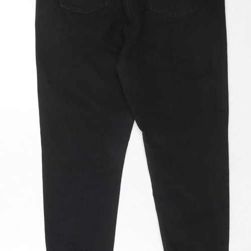 Marks and Spencer Womens Black Cotton Jegging Jeans Size 16 Regular