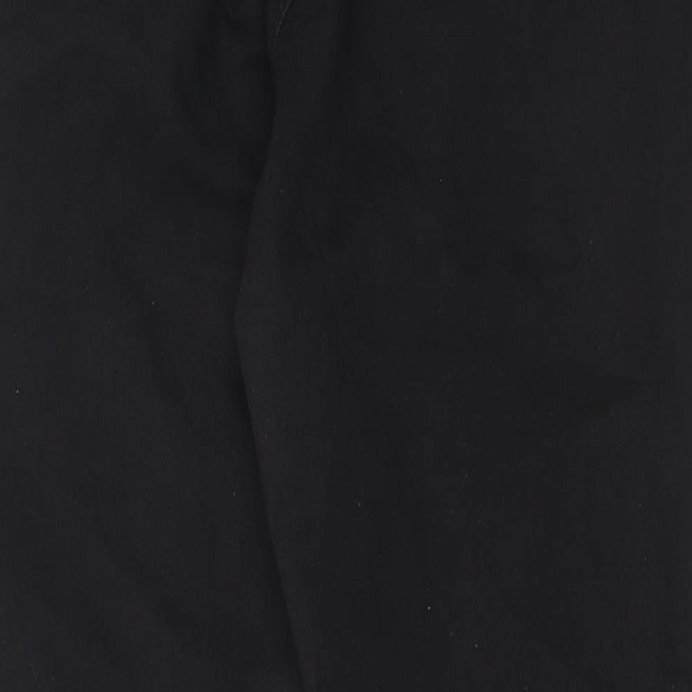 Marks and Spencer Womens Black Cotton Jegging Jeans Size 16 Regular