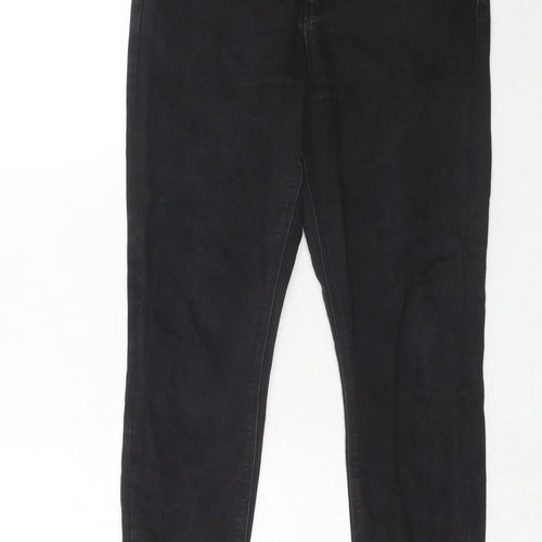 ASOS Womens Black Cotton Skinny Jeans Size 31 in L32 in Regular Zip