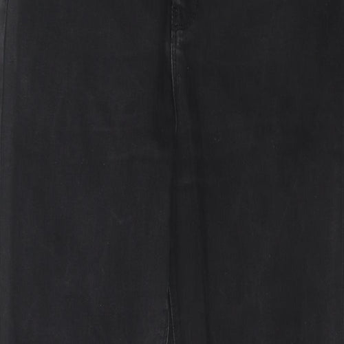 ASOS Womens Black Cotton Skinny Jeans Size 31 in L32 in Regular Zip