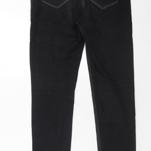 ESMARA Womens Black Cotton Skinny Jeans Size 14 Regular Zip