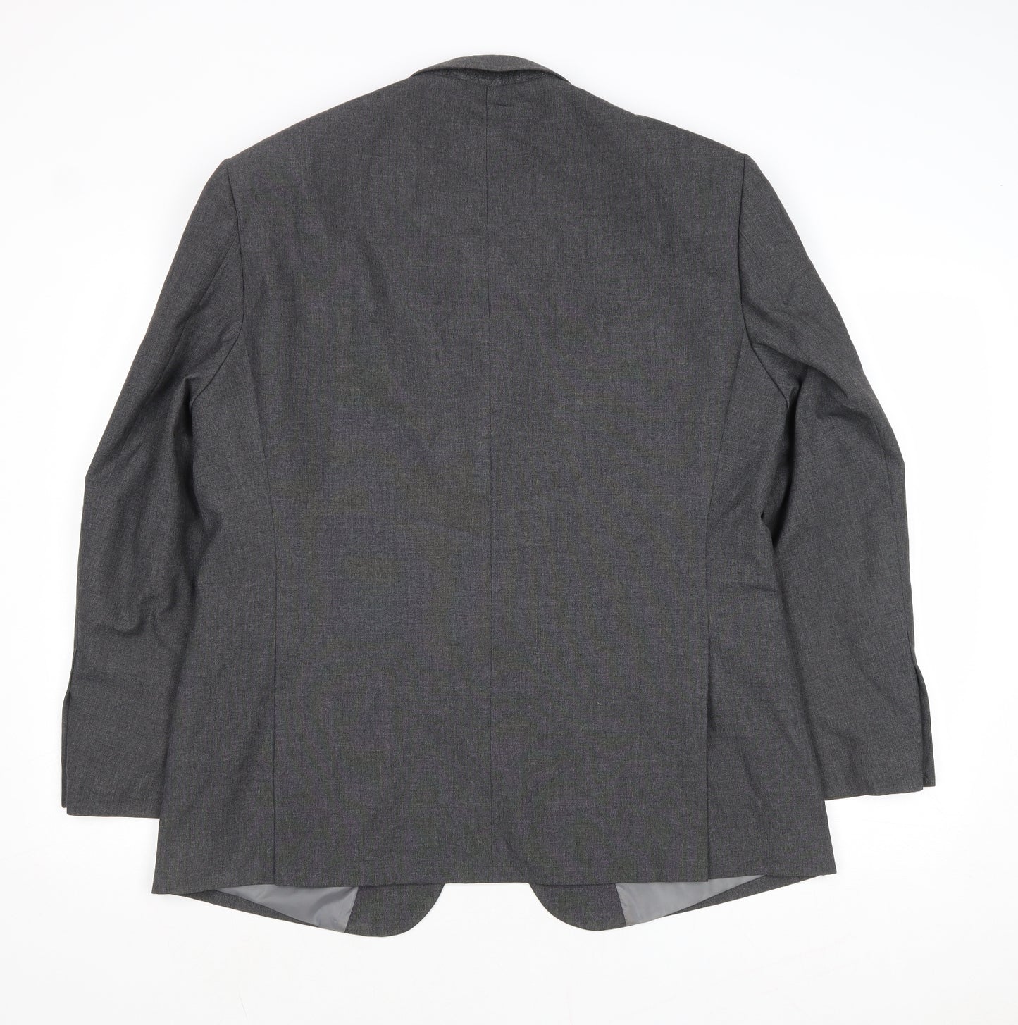 Marks and Spencer Mens Grey Polyester Jacket Suit Jacket Size 42 Regular