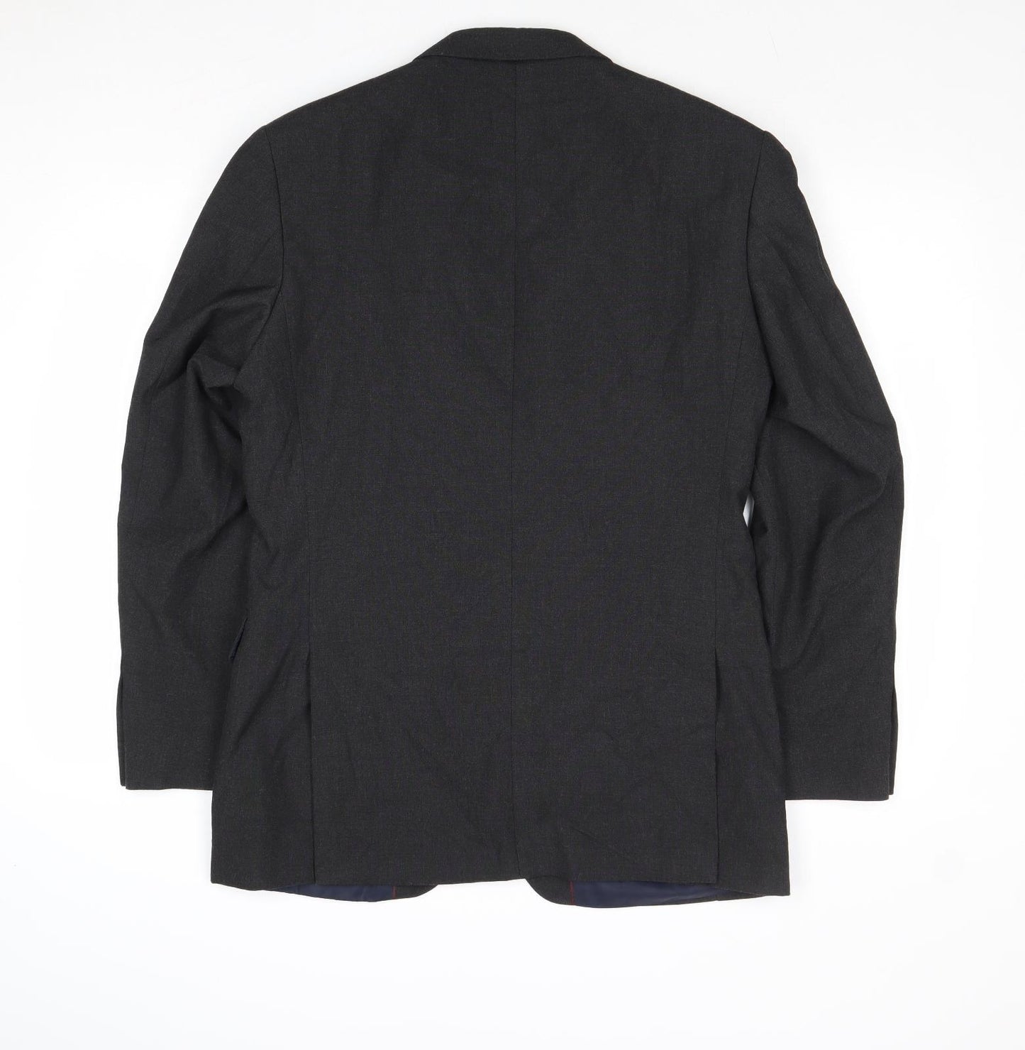 Debenhams Mens Grey Polyester Jacket Suit Jacket Size 38 Regular