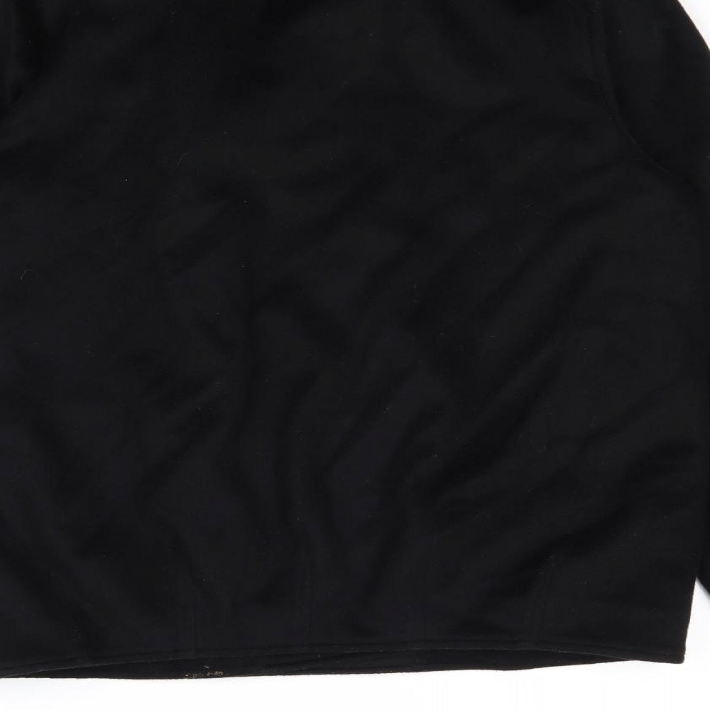 TSE Womens Black Jacket Size 10 Button